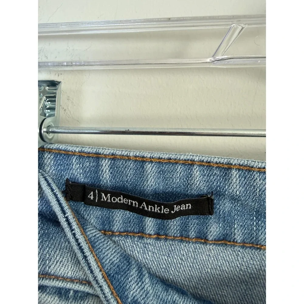 Talbots Modern Ankle Jeans Women's 4 Light Blue Denim Casual‎